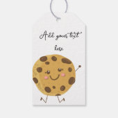 1つの頭が切れるクッキー ギフトタグ (裏面)