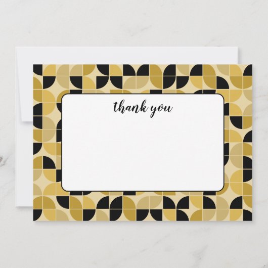 1つの頭が切れるクッキー – 卒業ありがとう – 写真 サンキューカード (裏面)