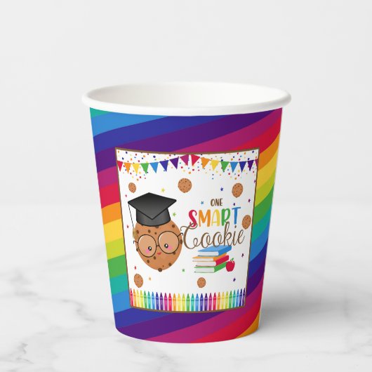 1つの頭が切れるCookieパーティーカップ 紙コップ (裏面)
