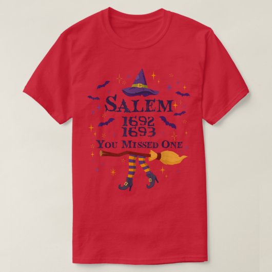 1つの魔女の恋しく思試練はハロウィンを呼び出す Tシャツ (デザイン正面)