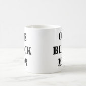 1つの黒人男性のコーヒー・マグ コーヒーマグカップ (中央)