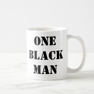 1つの黒人男性のコーヒー・マグ コーヒーマグカップ