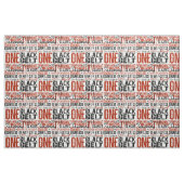 1つの黒帯の生地 ファブリック (ヤード)