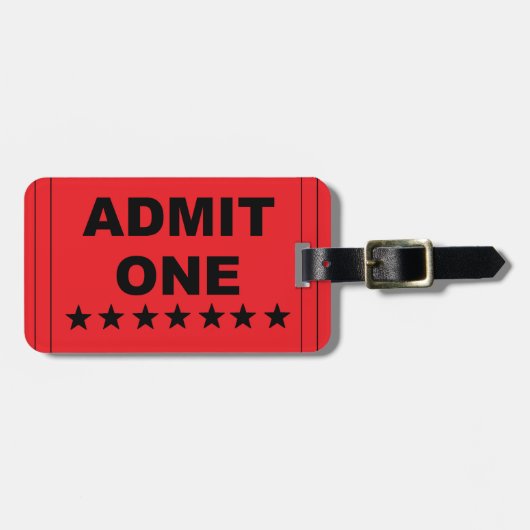 "1つの"荷物のラベルを是認して下さい ラゲッジタグ (正面横)