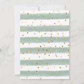 1つのA-saurus恐竜キッドの1番目の誕生日パーティー 招待状 (裏面)