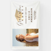 1つのCookieバナーの頭が切れる卒業パーティー 横断幕 (縦)