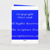 1つのI愛へのハッピーバレンタインデー シーズンカード (裏面)