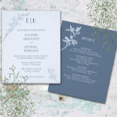 1つのinvitaに永遠の花モノグラム結婚すべて チラシ