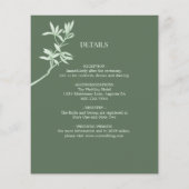 1つのinvitaに永遠の花モノグラム結婚すべて チラシ (裏面)