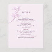 1つのinvitaに永遠の花モノグラム結婚すべて チラシ (裏面)