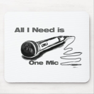 1つのmic マウスパッド