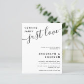 1つのQRコードで予算をすべて結婚式招待状 (スタンド正面)