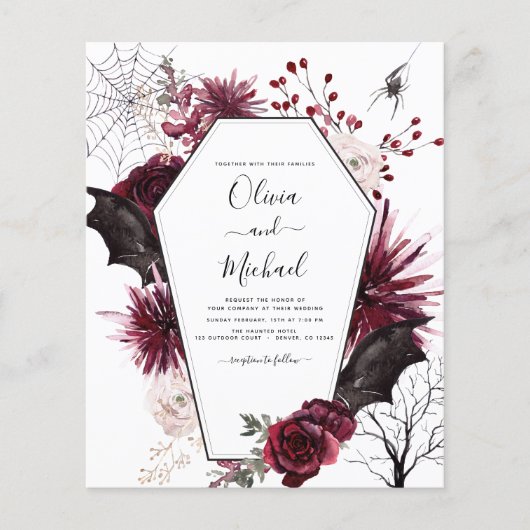 1つのQRコードで予算ハロウィン結婚をすべて (正面)