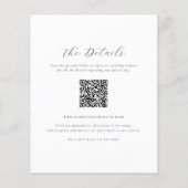 1つのQRコードフォトで予算モノグラム結婚すべて (裏面)