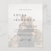 1つのQRコード2写真エレガントで予算を結婚全て (正面)