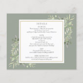 1つのSage Green Photo'sで予算を全結婚て計上 (裏面)