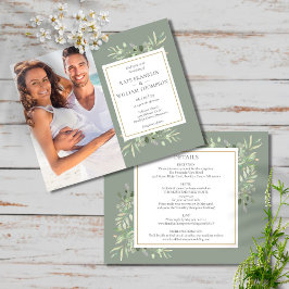 1つのSage Green Photo'sで予算を全結婚て計上