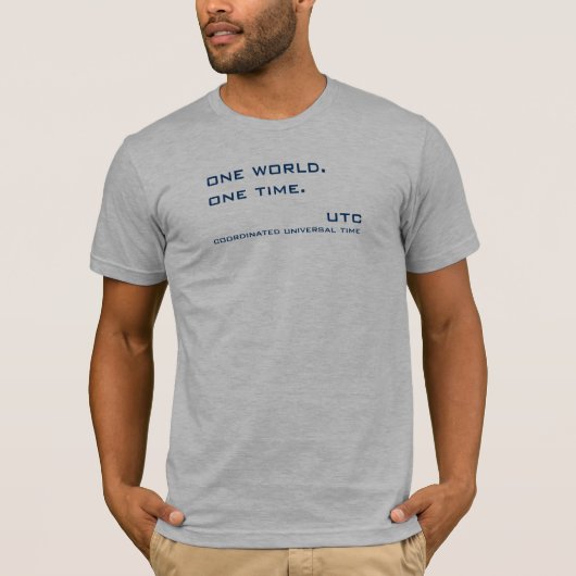 1つのworld.oneの時間 tシャツ (正面)