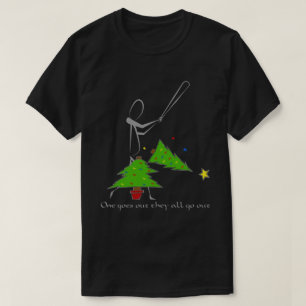 1つはそれらすべてによってが出かける出かけます Tシャツ
