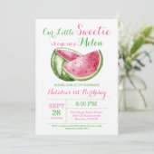 1つはメロンスイカ最初の誕生日招待状 招待状 (スタンド正面)