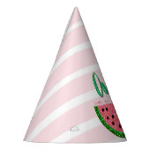 1つはメロン、誕生日パーティーハット、スイカ パーティーハット (左)