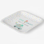 1つは甘いアイスクリームパーティー紙プレート ペーパープレート (傾斜あり)