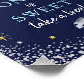 1つは甘いテイクアトリート宇宙銀河系誕生日 ポスター (角)