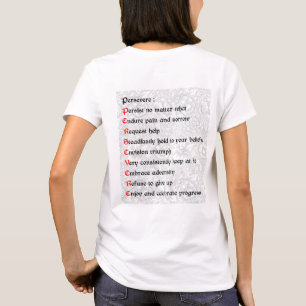 1つは辛抱します Tシャツ