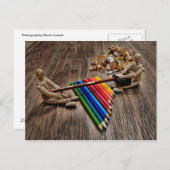 1つもっとおよび私達はグラブコーヒー行きます ポストカード (正面/裏面)