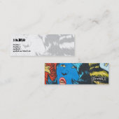 1つを引く通り スキニー名刺 (正面/裏面)