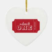 1つを是認して下さい セラミックオーナメント (正面)