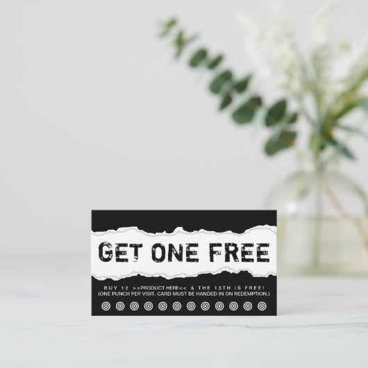 1つを自由得て下さい ロイヤリティカード (スタンド正面)