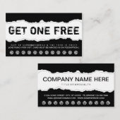 1つを自由得て下さい ロイヤリティカード (正面/裏面)