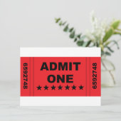 「1つを許可」招待状 招待状 (スタンド正面)