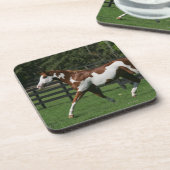 1つを走っているペンキの馬 コースター (左側)