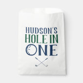 1つカスタムの最初の誕生日に穴バッグ フェイバーバッグ (正面)