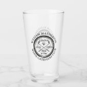 1つクラシックのゴルフホーパーソナライズされたル タンブラーグラス (正面)