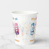 1つクールのポプシクルアイスクリーム1日の誕生日 紙コップ (右)