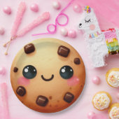 1つクールのCookieの最初の誕生日 ペーパープレート (パーティー)