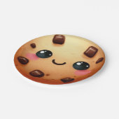 1つクールのCookieの最初の誕生日 ペーパープレート (アングル)