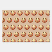 1つクールのCookieの最初の誕生日 ラッピングペーパーシート (正面3)
