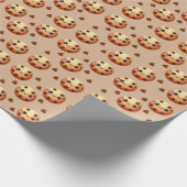 1つクールのCookieの最初の誕生日 ラッピングペーパー (角)