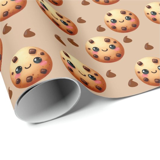 1つクールのCookieの最初の誕生日 ラッピングペーパー (ロールコーナー)