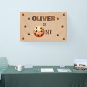 1つクールのCookieの最初の誕生日 横断幕 (トレードショー)