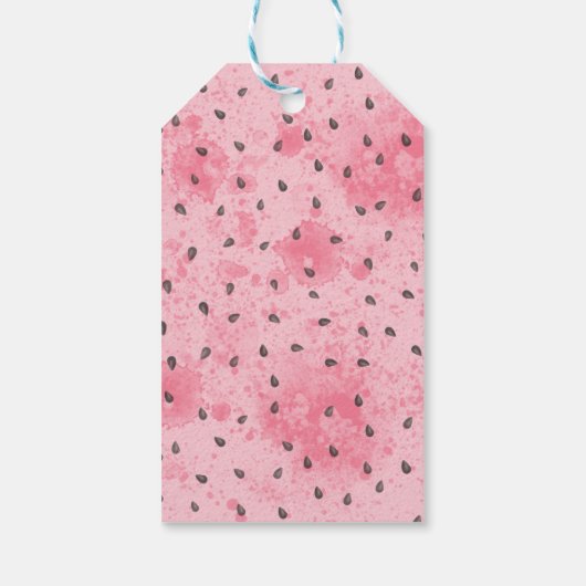 1つメロンの1つ1つ誕生日スイカありがとう ギフトタグ (裏面)