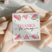 1つメロンの1つ1つ誕生日スイカ誕生日 スタンダードカクテルナプキン