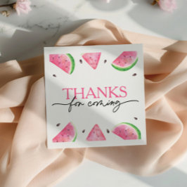 1つメロンの1つ1つ誕生日スイカ誕生日 スタンダードカクテルナプキン