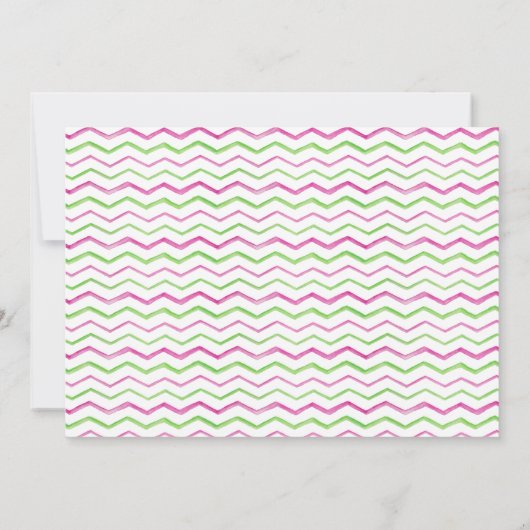 1つメロンの1つ1つ誕生日フォト招待状 招待状 (裏面)