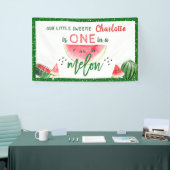 1つメロン1つ誕生日スイカパーティー 横断幕 (トレードショー)