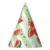 1つメロン、サマーフルーツガール誕生日 パーティーハット (左)